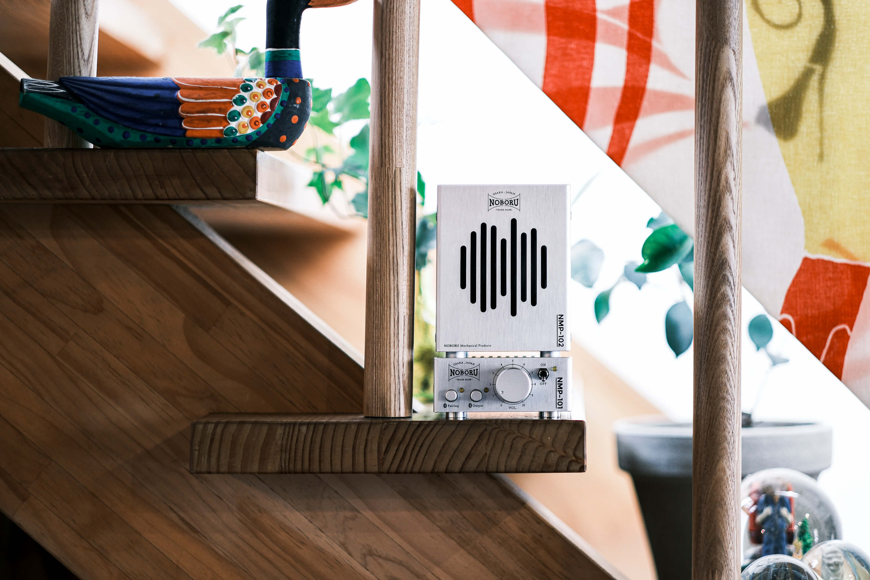 ボックススピーカー単体NMP-102【シルバー】/スタックアンプ用金属製