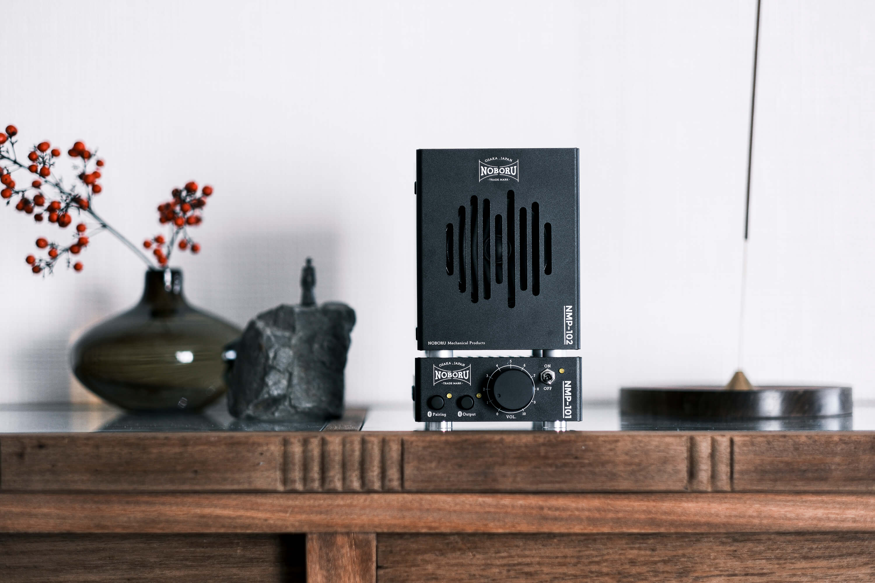 ノボル電機製作所 金属製ボックス型スピーカー NMP-102 ボックススピーカー ボックススピーカー単体NMP-102【シルバー】/スタックアンプ用金属製